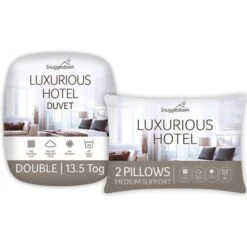 Snuggledown Luxurious Hotel 13.5 Tog Winter Duvet And Pillow Set 35 Snuggledown Luxurious Hotel 13.5 Tog Winter Duvet And Pillow Set -Home Luxe Studio 30914690 alt01
