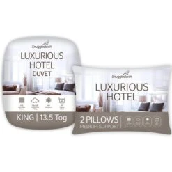 Snuggledown Luxurious Hotel 13.5 Tog Winter Duvet And Pillow Set 29 Snuggledown Luxurious Hotel 13.5 Tog Winter Duvet And Pillow Set -Home Luxe Studio 30914691 alt01