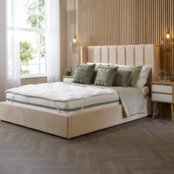 Snuggledown Luxurious Hotel Anti Allergy Mattress Topper 30 Snuggledown Luxurious Hotel Anti Allergy Mattress Topper -Home Luxe Studio 30914711 alt02