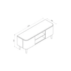 Oslo TV Stand For TVs Up To 60" -Home Luxe Studio 30915105 alt09