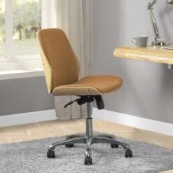 San Francisco Armless Office Chair -Home Luxe Studio 30915149