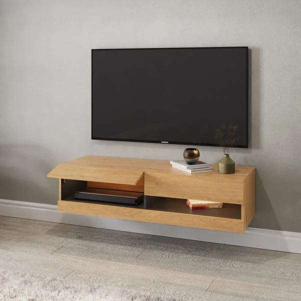 Delta 120cm Floating Wall TV Unit With LEDs For TVs Up To 55" 11 Delta 120cm Floating Wall TV Unit With LEDs For TVs Up To 55" - Image 9