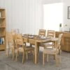 Curve 6 Seater Dining Table, Oak 2 Curve 6 Seater Dining Table, Oak -Home Luxe Studio 30915547