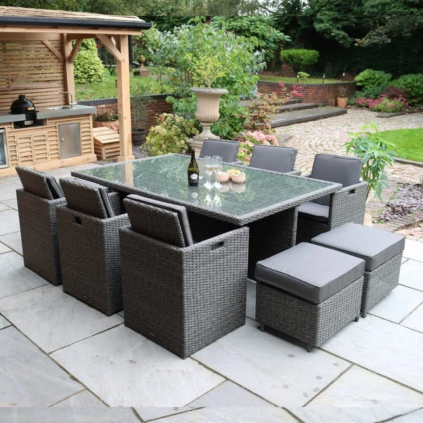 Paris 10 Seater Cube Dining Set 4 Paris 10 Seater Cube Dining Set - Image 2