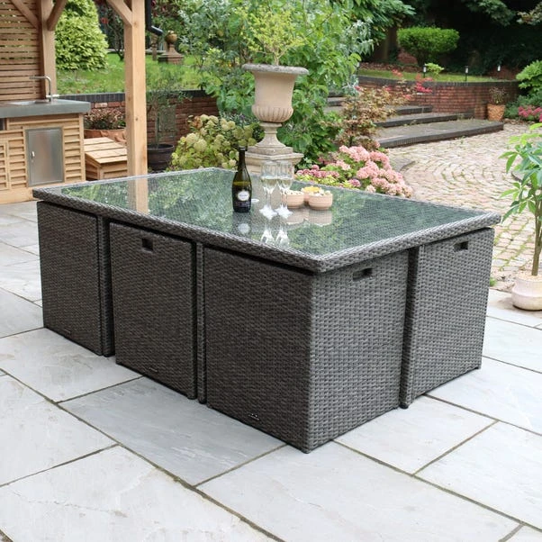 Paris 10 Seater Cube Dining Set 8 Paris 10 Seater Cube Dining Set - Image 6