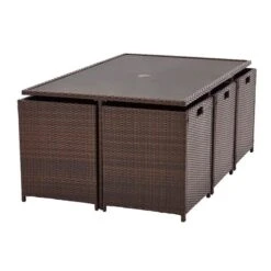 Nevada 6 Seater Cube Dining Set -Home Luxe Studio 30915715 alt04