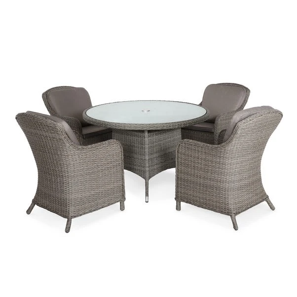 Paris 4 Seater Round Dining Set With 4 Imperial Chairs 7 Paris 4 Seater Round Dining Set With 4 Imperial Chairs - Image 5