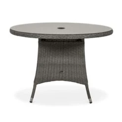 Paris 4 Seater Round Dining Set With 4 Imperial Chairs 14 Paris 4 Seater Round Dining Set With 4 Imperial Chairs -Home Luxe Studio 30915717 alt05