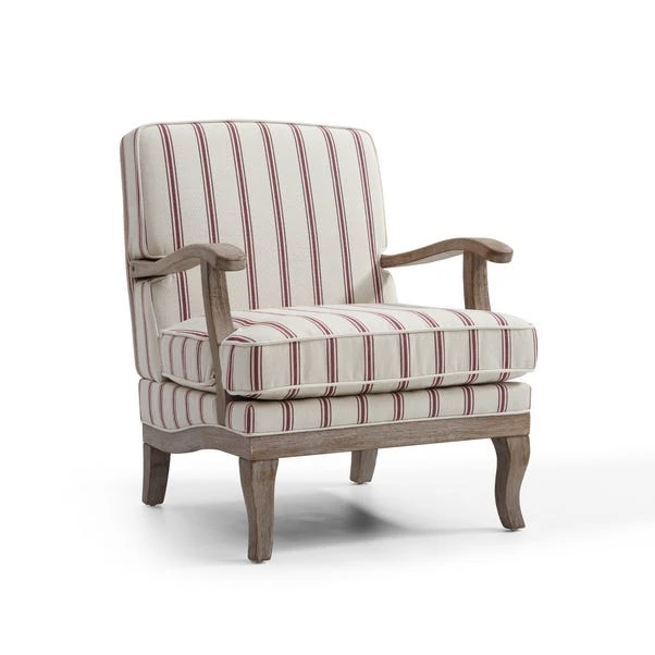 Esme Woven Folkstone Stripe Occasional Chair 8 Esme Woven Folkstone Stripe Occasional Chair - Image 6