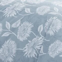 Dreams And Drapes Chrysanthemum Reversible Duvet Cover And Pillowcase Set -Home Luxe Studio 30916137 alt04