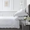 Appletree Boutique Scallop Edge 200 Thread Count Cotton Duvet Cover And Pillowcase Set 2 Appletree Boutique Scallop Edge 200 Thread Count Cotton Duvet Cover And Pillowcase Set -Home Luxe Studio 30916390