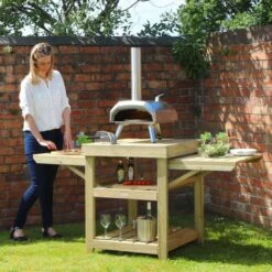 Garden Pizza Oven Table -Home Luxe Studio 30916432