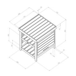 Garden Pizza Oven Table -Home Luxe Studio 30916433 alt07