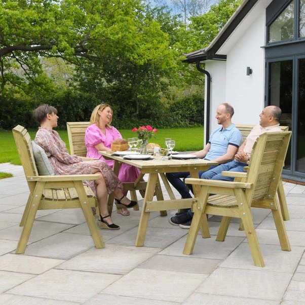 Freya 6 Seater Dining Set 4 Freya 6 Seater Dining Set - Image 2