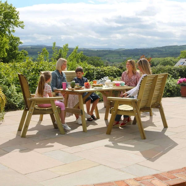 Freya 6 Seater Dining Set 5 Freya 6 Seater Dining Set - Image 3