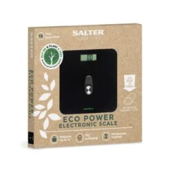 Salter Black Eco Power Bathroom Scale 9 Salter Black Eco Power Bathroom Scale -Home Luxe Studio 30916780 alt03