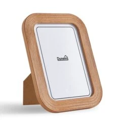 Ribbed Wooden Photo Frame -Home Luxe Studio 30916882 alt02