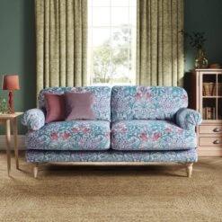 Jolene William Morris Woodland Weeds Print Velvet 3 Seater Sofa 26 Jolene William Morris Woodland Weeds Print Velvet 3 Seater Sofa -Home Luxe Studio 30917911