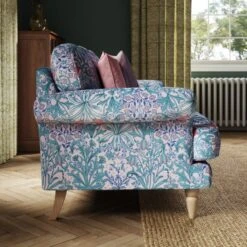 Jolene William Morris Woodland Weeds Print Velvet 3 Seater Sofa 27 Jolene William Morris Woodland Weeds Print Velvet 3 Seater Sofa -Home Luxe Studio 30917911 alt01