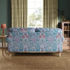 Jolene William Morris Woodland Weeds Print Velvet 3 Seater Sofa 28 Jolene William Morris Woodland Weeds Print Velvet 3 Seater Sofa -Home Luxe Studio 30917911 alt02