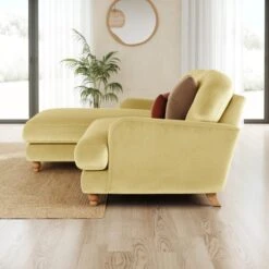 Martha Vintage Velvet Corner Chaise 32 Martha Vintage Velvet Corner Chaise -Home Luxe Studio 30917932 alt01