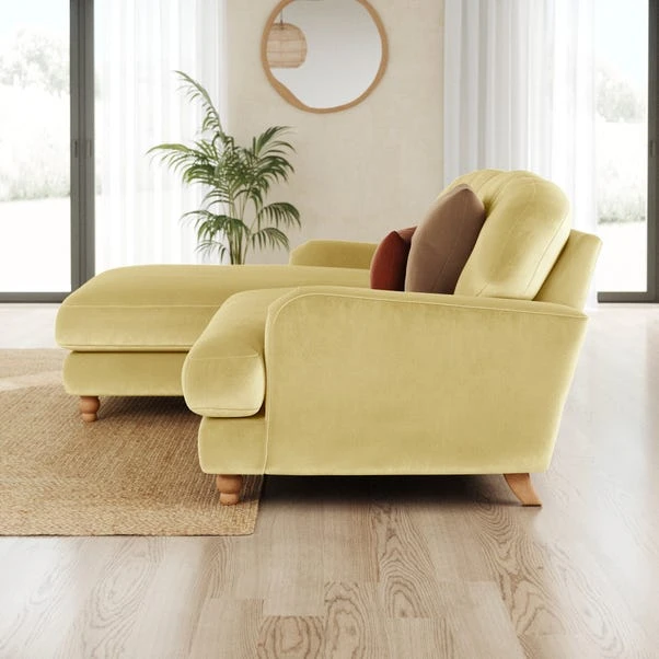 Martha Vintage Velvet Corner Chaise 13 Martha Vintage Velvet Corner Chaise - Image 11