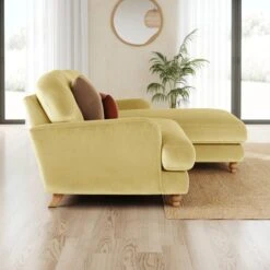 Martha Vintage Velvet Corner Chaise 23 Martha Vintage Velvet Corner Chaise -Home Luxe Studio 30917933 alt01