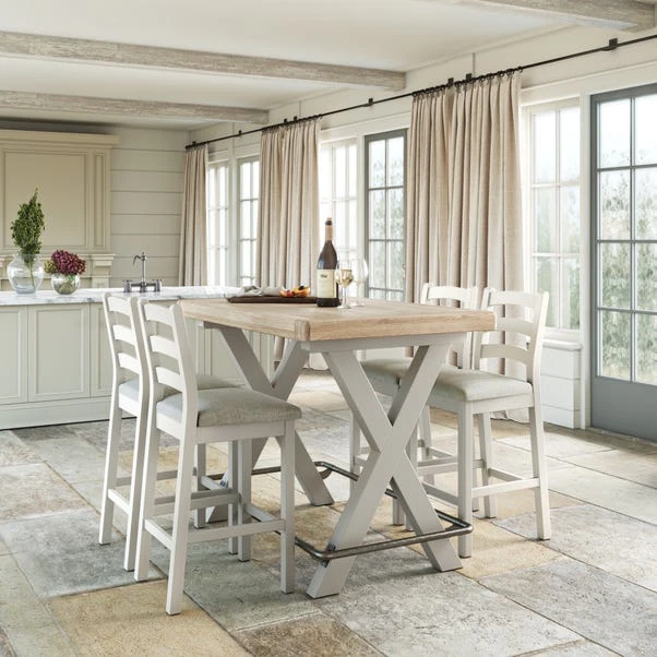 Salcombe 4 Seater Bar Table, Oak 5 Salcombe 4 Seater Bar Table, Oak - Image 3