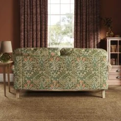 Jolene William Morris Woodland Weeds Print Velvet 3 Seater Sofa 20 Jolene William Morris Woodland Weeds Print Velvet 3 Seater Sofa -Home Luxe Studio 30919091 alt02