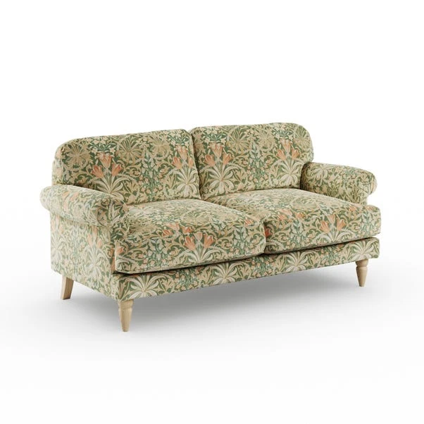 Jolene William Morris Woodland Weeds Print Velvet 3 Seater Sofa 8 Jolene William Morris Woodland Weeds Print Velvet 3 Seater Sofa - Image 6