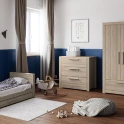 Little Acorns Ellesmere 3 Piece Nursery Furniture Set 12 Little Acorns Ellesmere 3 Piece Nursery Furniture Set -Home Luxe Studio 30919396 alt01