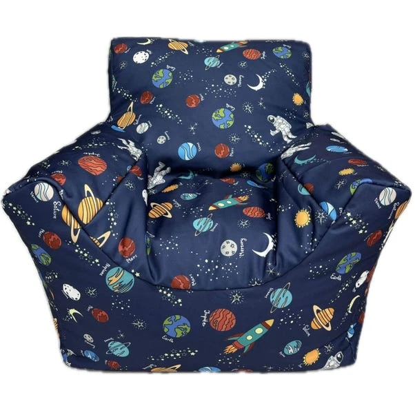 Kaikoo Kids Space Print Beanbag Chair 3 Kaikoo Kids Space Print Beanbag Chair