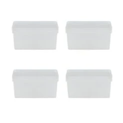 Wham Set Of 4 Studio Clear Boxes With Lids 23 Wham Set Of 4 Studio Clear Boxes With Lids -Home Luxe Studio 30920841 alt03
