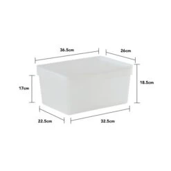 Wham Set Of 4 Studio Clear Boxes With Lids 25 Wham Set Of 4 Studio Clear Boxes With Lids -Home Luxe Studio 30920841 alt05