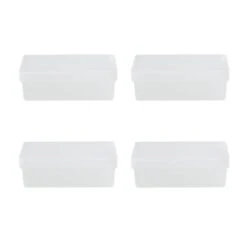Wham Set Of 4 Studio Clear Boxes With Lids 17 Wham Set Of 4 Studio Clear Boxes With Lids -Home Luxe Studio 30920842 alt03