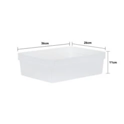 Wham Set Of 4 Studio Clear Boxes With Lids 19 Wham Set Of 4 Studio Clear Boxes With Lids -Home Luxe Studio 30920842 alt05