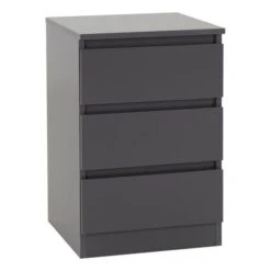 Walker 3 Drawer Bedside Table 39 Walker 3 Drawer Bedside Table -Home Luxe Studio 30921213