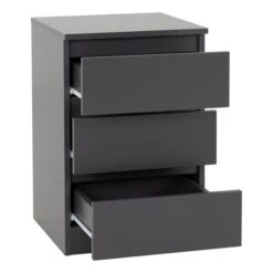 Walker 3 Drawer Bedside Table 41 Walker 3 Drawer Bedside Table -Home Luxe Studio 30921213 alt02