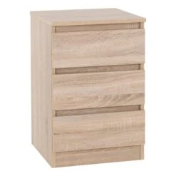 Walker 3 Drawer Bedside Table 34 Walker 3 Drawer Bedside Table -Home Luxe Studio 30921214
