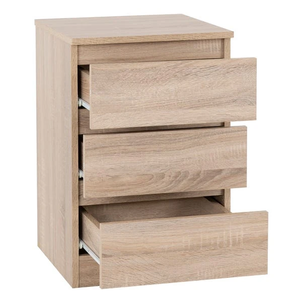 Walker 3 Drawer Bedside Table 17 Walker 3 Drawer Bedside Table - Image 15