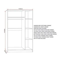 Walker Triple Wardrobe 35 Walker Triple Wardrobe -Home Luxe Studio 30921335 alt09
