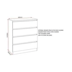 Walker 4 Draw Chest 22 Walker 4 Draw Chest -Home Luxe Studio 30921432 alt09