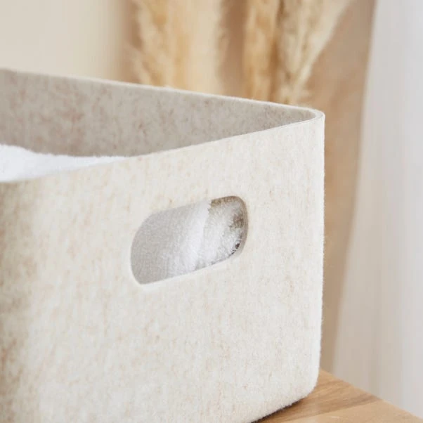 Natural Felt Drawer Organiser 4 Natural Felt Drawer Organiser - Image 2