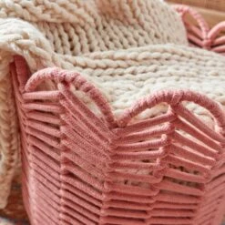 Chevron Rope Storage Basket 18 Chevron Rope Storage Basket -Home Luxe Studio 30921865 alt01