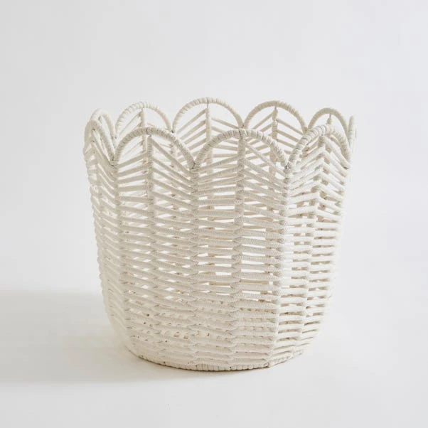 Chevron Rope Storage Basket 5 Chevron Rope Storage Basket - Image 3