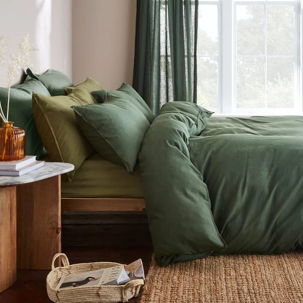 Cotton Linen Standard Pillowcase Pair 6 Cotton Linen Standard Pillowcase Pair - Image 4