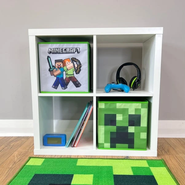 Set Of 2 3.6L Minecraft Storage Cubes 4 Set Of 2 3.6L Minecraft Storage Cubes - Image 2