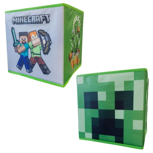 Set Of 2 3.6L Minecraft Storage Cubes 5 Set Of 2 3.6L Minecraft Storage Cubes - Image 3