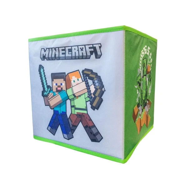 Set Of 2 3.6L Minecraft Storage Cubes 6 Set Of 2 3.6L Minecraft Storage Cubes - Image 4