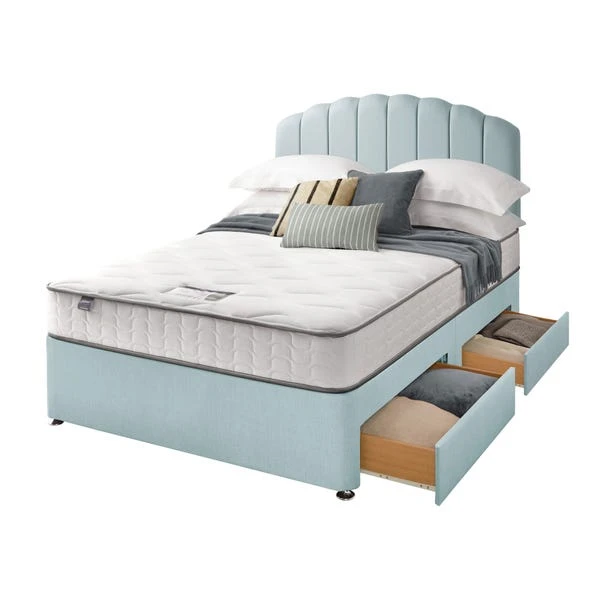 Silentnight Divan Bed With Fabric Merlin Headboard 21 Silentnight Divan Bed With Fabric Merlin Headboard - Image 19